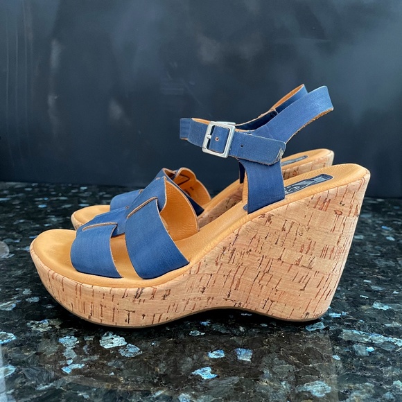 Korks by KorkEase Shoes Korks By Korkease Della Wedge Sandal In
